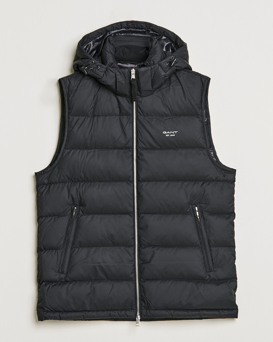 Heren | Jassen | GANT | The Active Cloud Vest Black