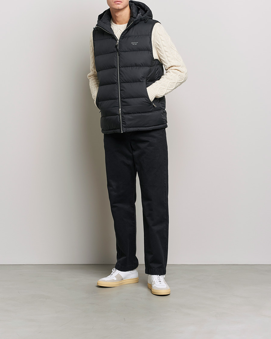 Heren | Jassen | GANT | The Active Cloud Vest Black
