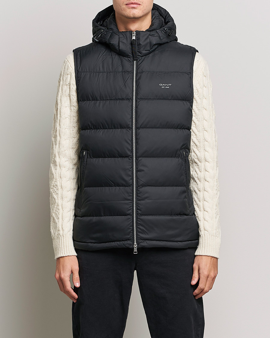 Heren | Jassen | GANT | The Active Cloud Vest Black