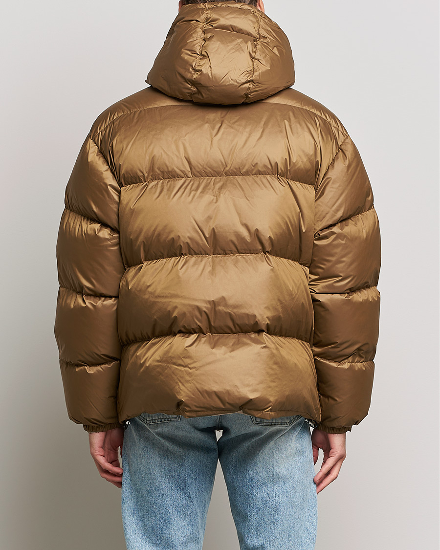 Heren | Jassen | GANT | Shiny Puffer Hooded Jacket Toffee Beige