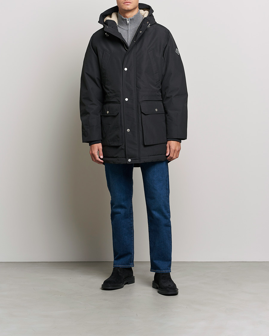 Heren | Jassen | GANT | The Everyday Parka Black