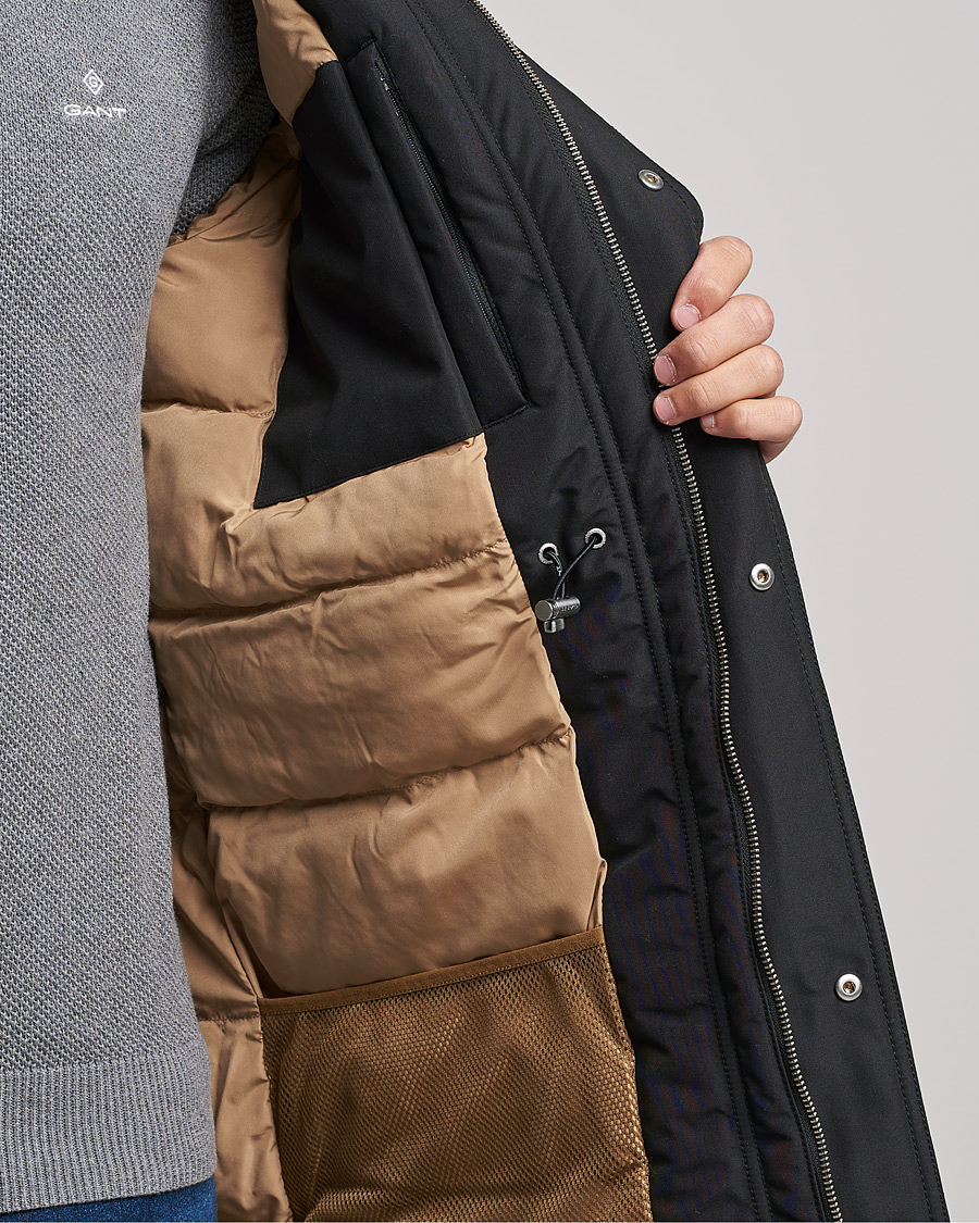 Heren | Jassen | GANT | The Everyday Parka Black