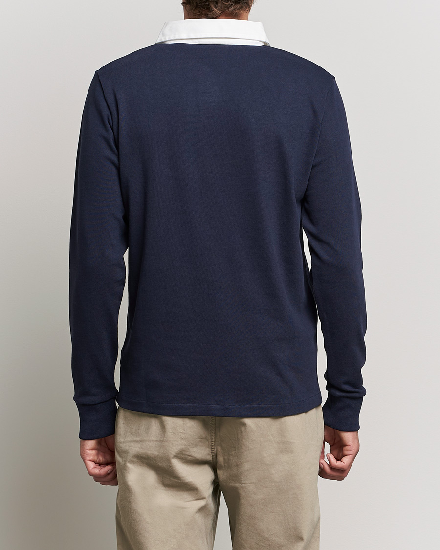 Heren | Truien | GANT | Original Solid Heavy Rugger Evening Blue