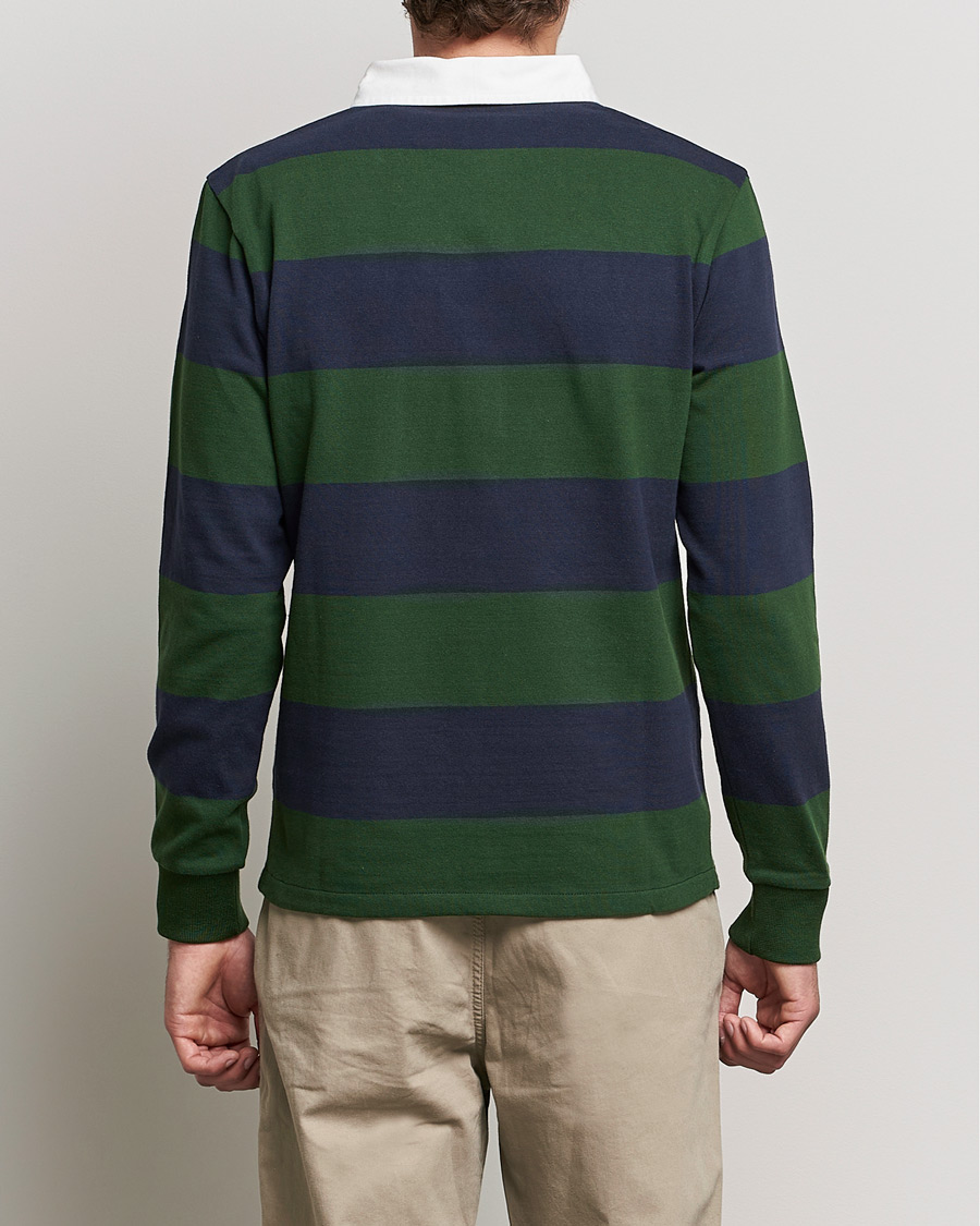 Heren | Truien | GANT | Original Barstripe Heavy Rugger Storm Green