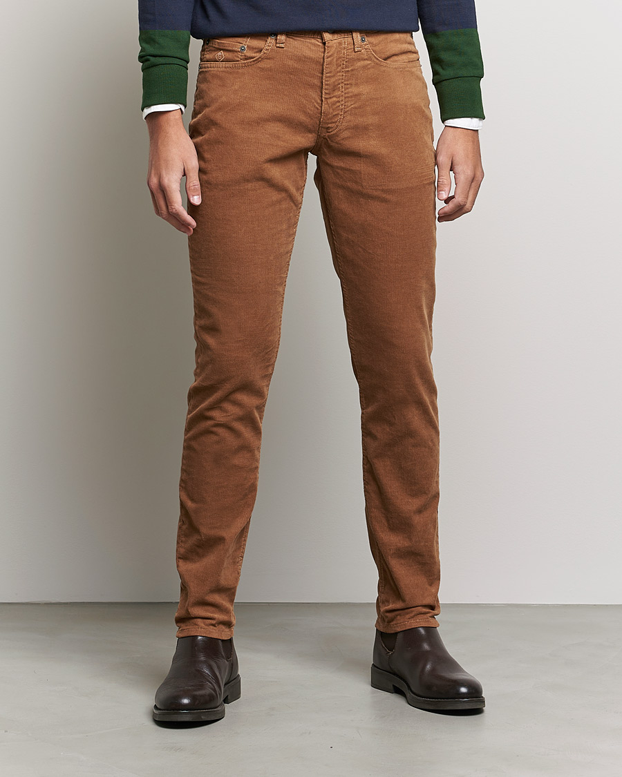 Heren | Broeken | GANT | Hayes Cord Jeans Roasted Walnut