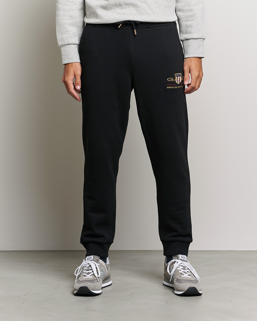 Heren | Broeken | GANT | Archive Shield Sweatpants Black