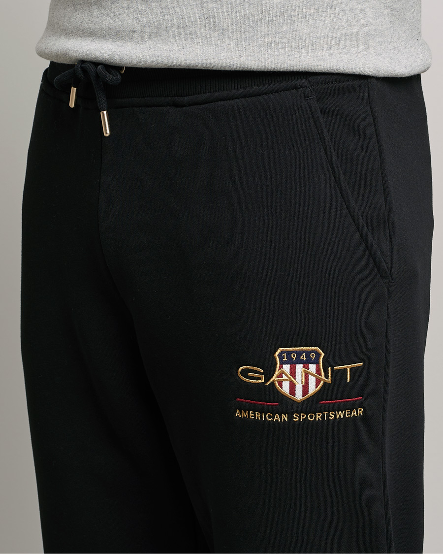 Heren | Broeken | GANT | Archive Shield Sweatpants Black