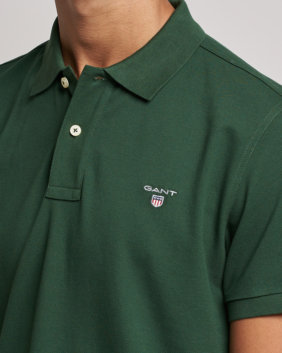 Heren | Polo's | GANT | The Original Polo Storm Green