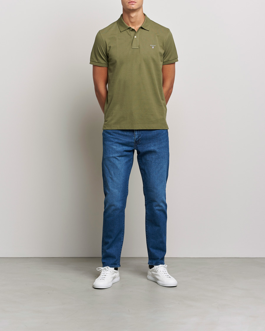 Heren | Polo's | GANT | The Original Polo Hunter Green
