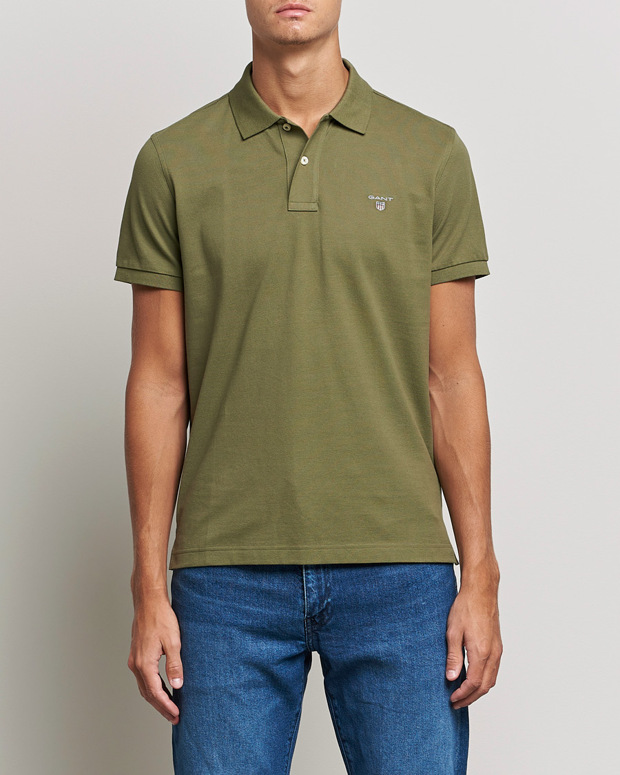 Heren | Polo's | GANT | The Original Polo Hunter Green