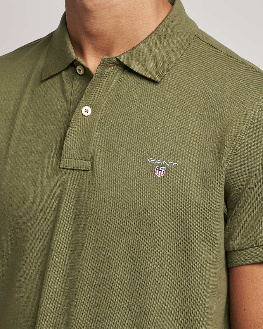 Heren | Polo's | GANT | The Original Polo Hunter Green