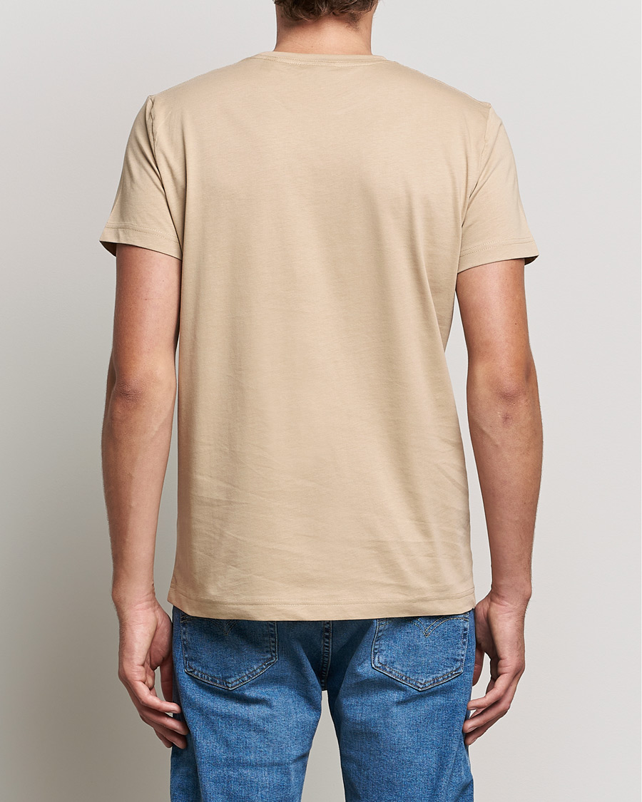Heren | T-shirts | GANT | The Original T-shirt Hazelwood Beige