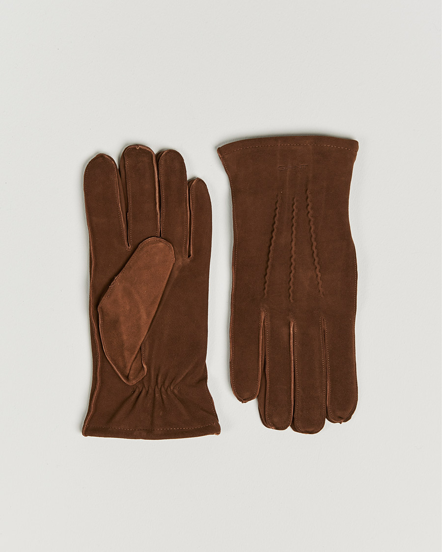 Heren | GANT Classic Suede Gloves Clay Brown | GANT | Classic Suede Gloves Clay Brown