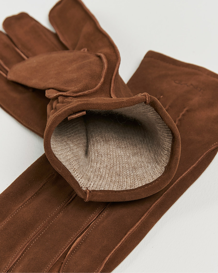 Heren | GANT Classic Suede Gloves Clay Brown | GANT | Classic Suede Gloves Clay Brown