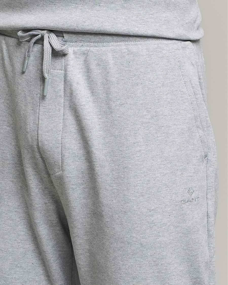 Heren | Pyjama's en gewaden | GANT | Premium Loungewear Set Light Grey Melange