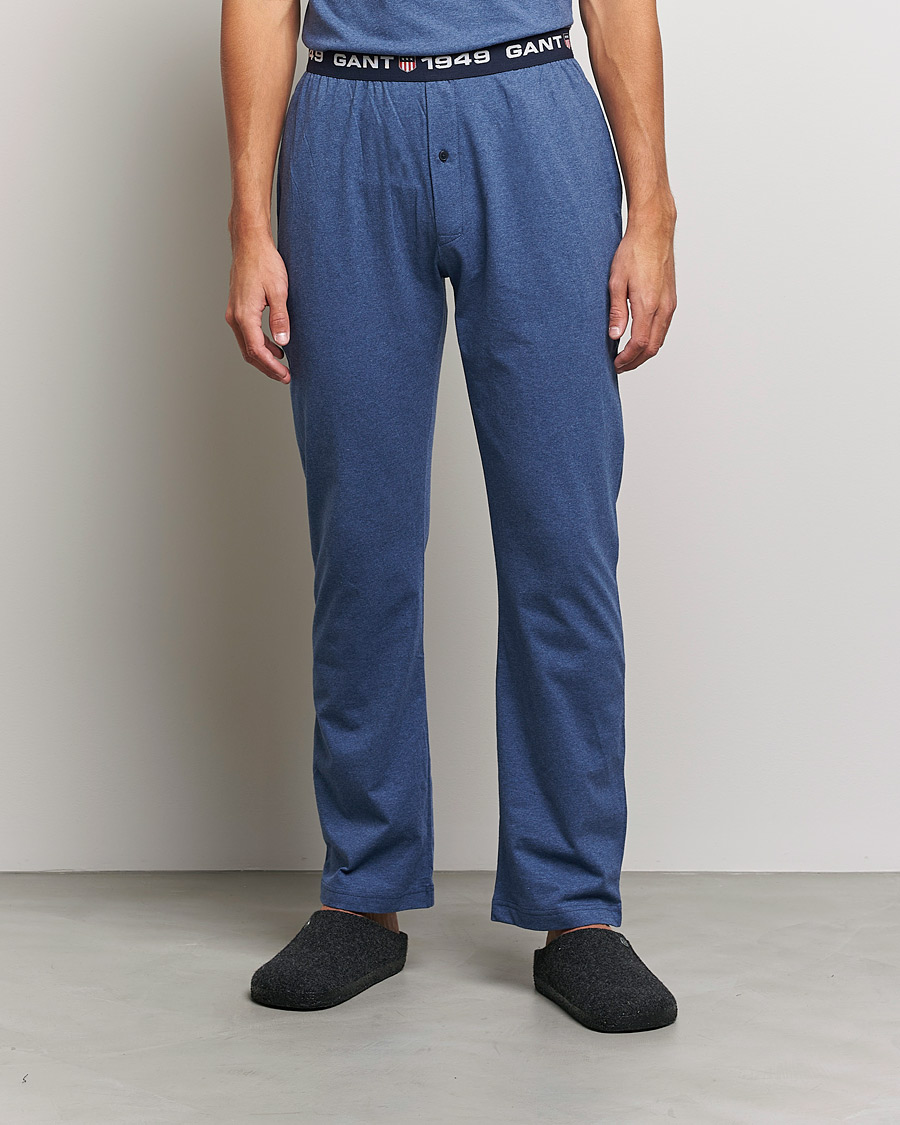 Heren | Pyjama's en gewaden | GANT | Retro Shield Pyjama Pants Marine Melange
