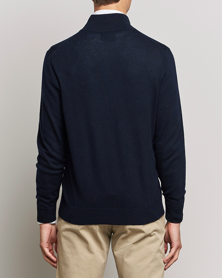 Heren | Truien | GANT | Lambswool Full Zip Marine