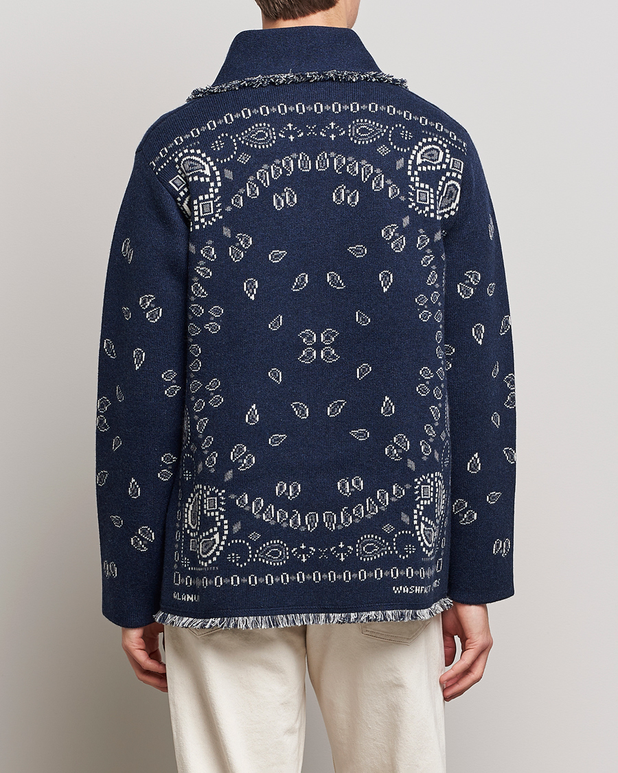 Heren | Truien | Alanui | Icon Cashmere Jacquard Cardigan Navy