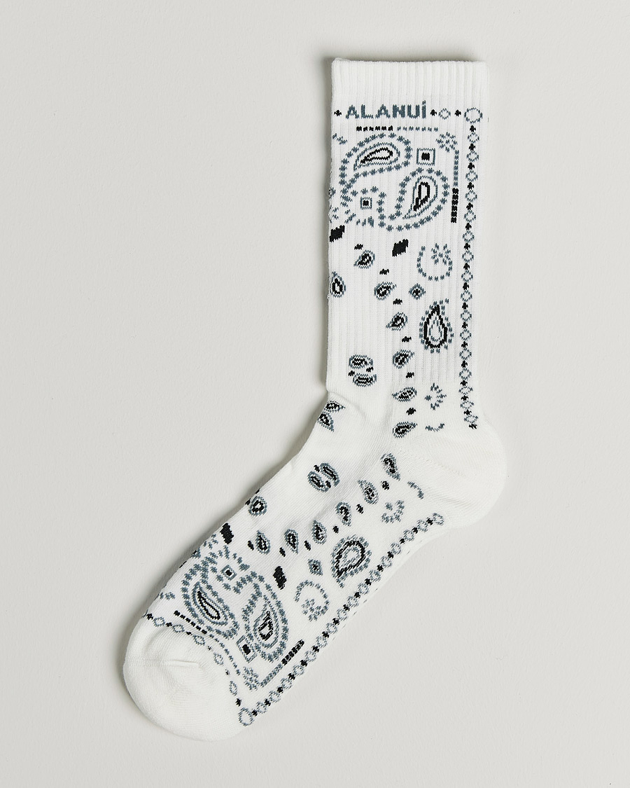 Heren | Ondergoed | Alanui | Bandana Printed Socks White