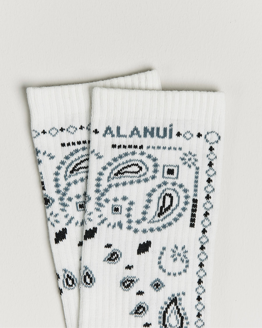 Heren | Ondergoed | Alanui | Bandana Printed Socks White