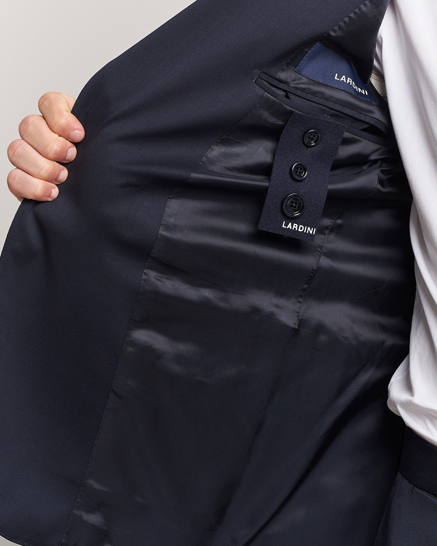 Heren | Blazers | Lardini | Two Button Wool Blazer Navy
