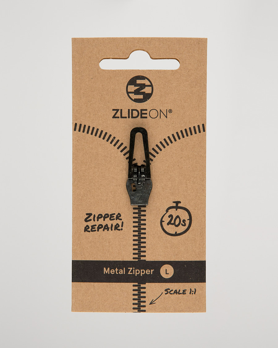 Heren | Kledingverzorging | ZlideOn | Normal Metal Zipper Black L