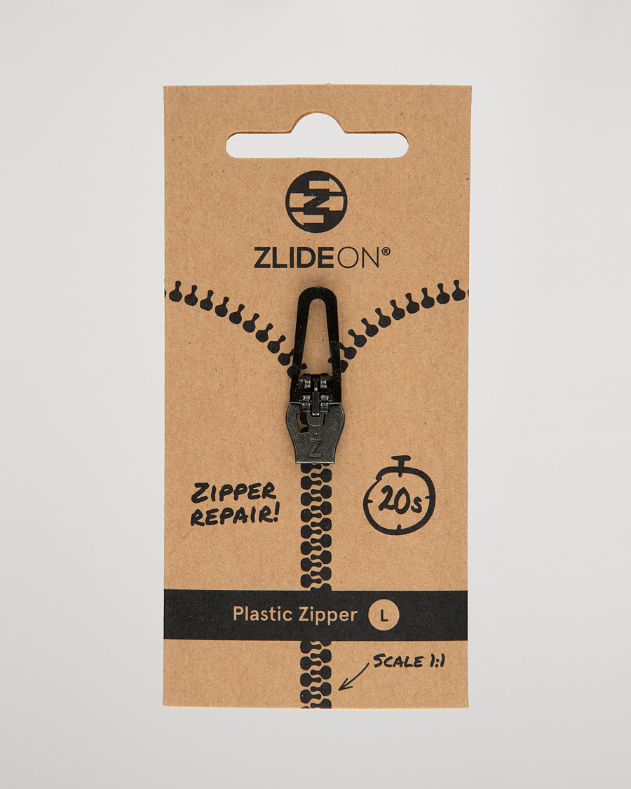 Heren | Kledingverzorging | ZlideOn | Normal Plastic Zipper Black L