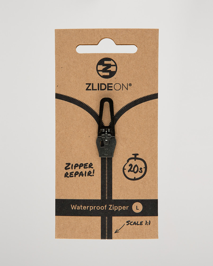 Heren | Kledingverzorging | ZlideOn | Waterproof Zipper Black L