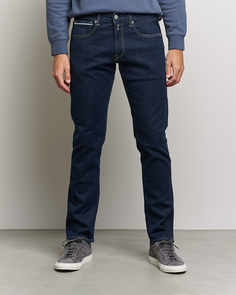 Heren | Jeans | Replay | Grover Hyperflex Jeans Indigo Blue