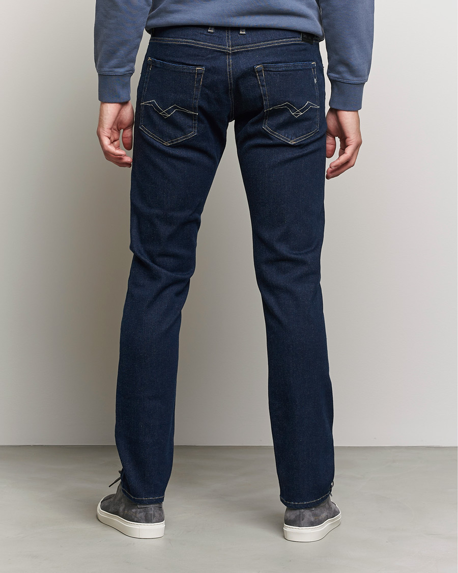 Heren | Jeans | Replay | Grover Hyperflex Jeans Indigo Blue