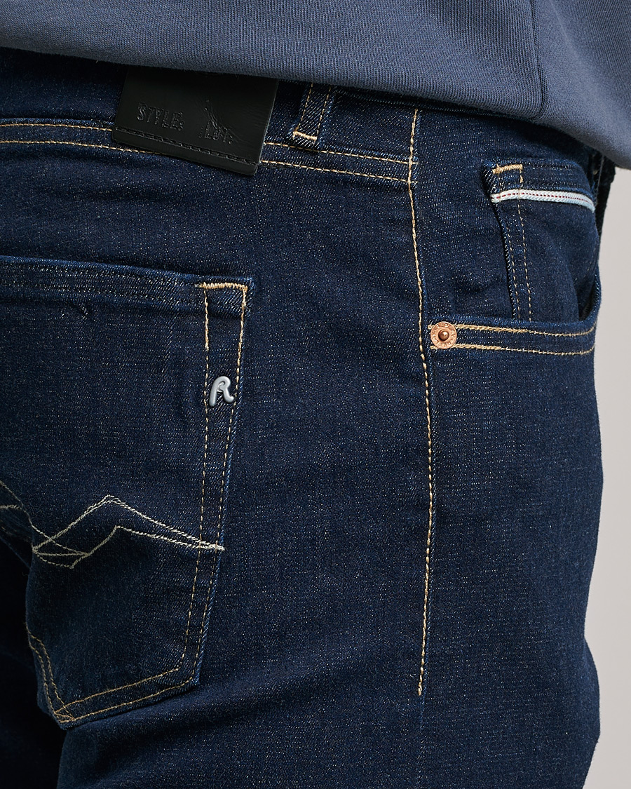 Heren | Jeans | Replay | Grover Hyperflex Jeans Indigo Blue