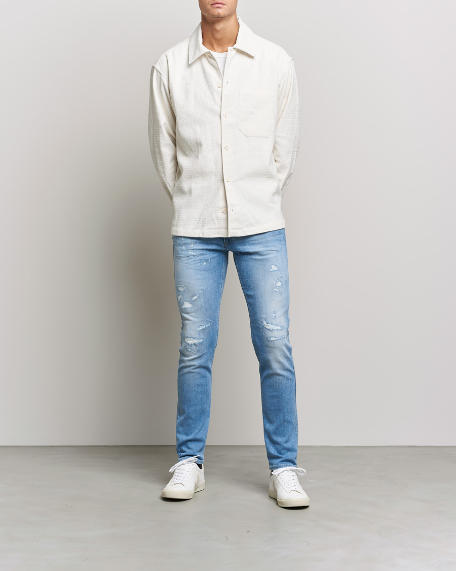 Heren | Jeans | Replay | Anbass 20 Years Wash Jeans Light Blue