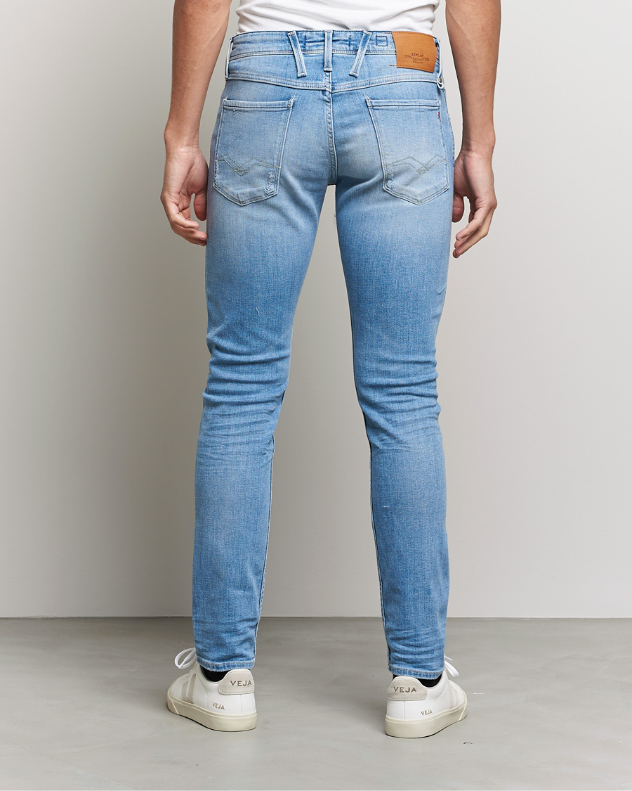 Heren | Jeans | Replay | Anbass 20 Years Wash Jeans Light Blue