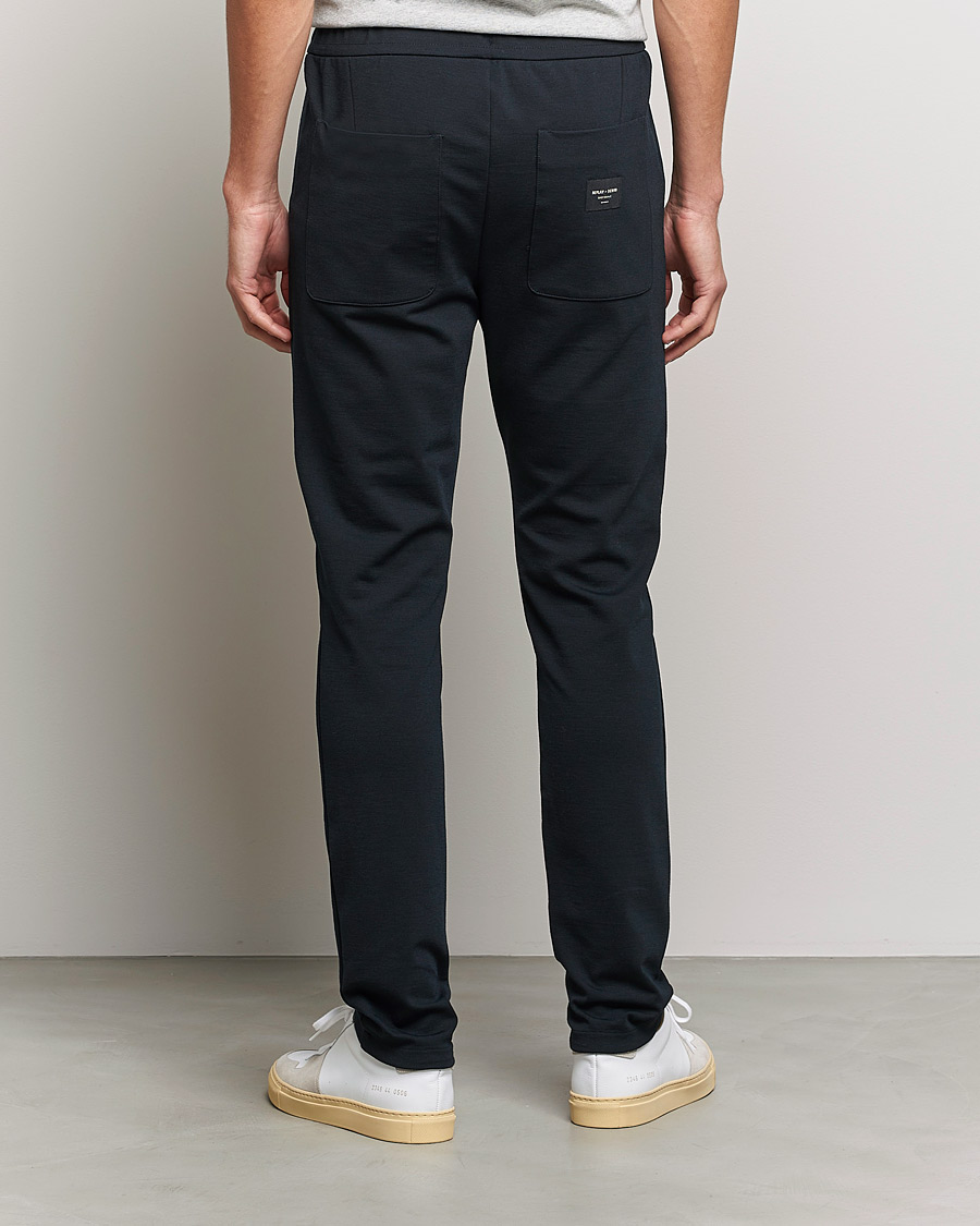 Heren | Broeken | Replay | Sartoriale Shiny Sweatpants Dark Blue