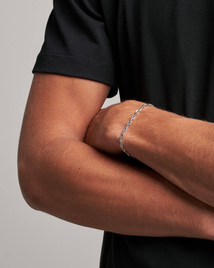 Men | Tom Wood | Tom Wood | Cable Bracelet Silver