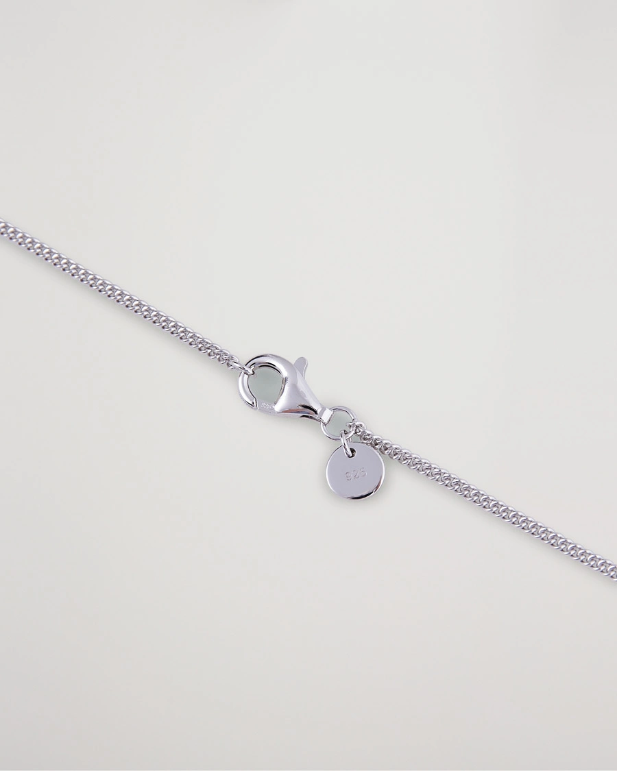 Men | Tom Wood | Tom Wood | Curb Chain Slim Necklace Silver