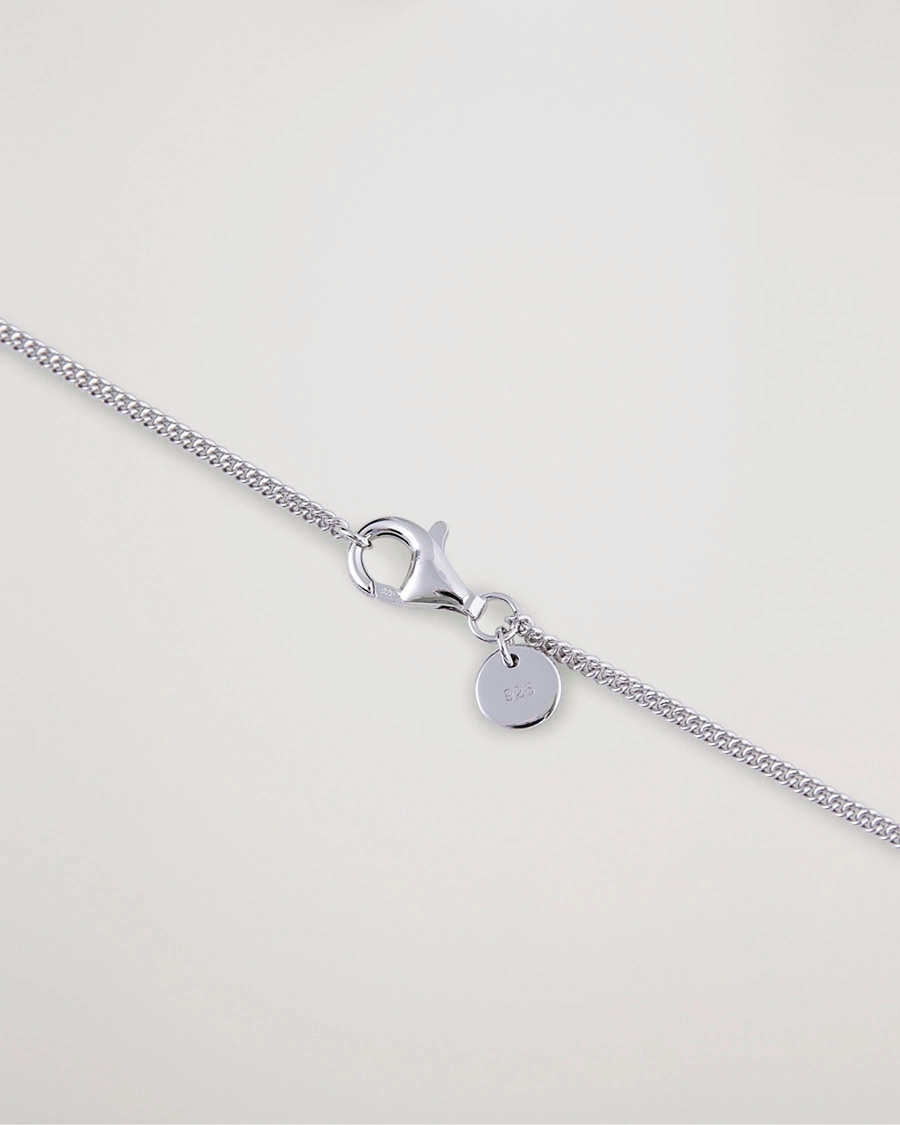 Heren | Sieraden | Tom Wood | Curb Chain Slim Necklace Silver