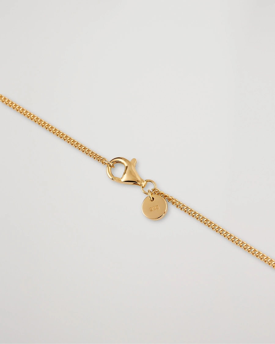 Heren |  | Tom Wood | Curb Chain Slim Necklace Gold