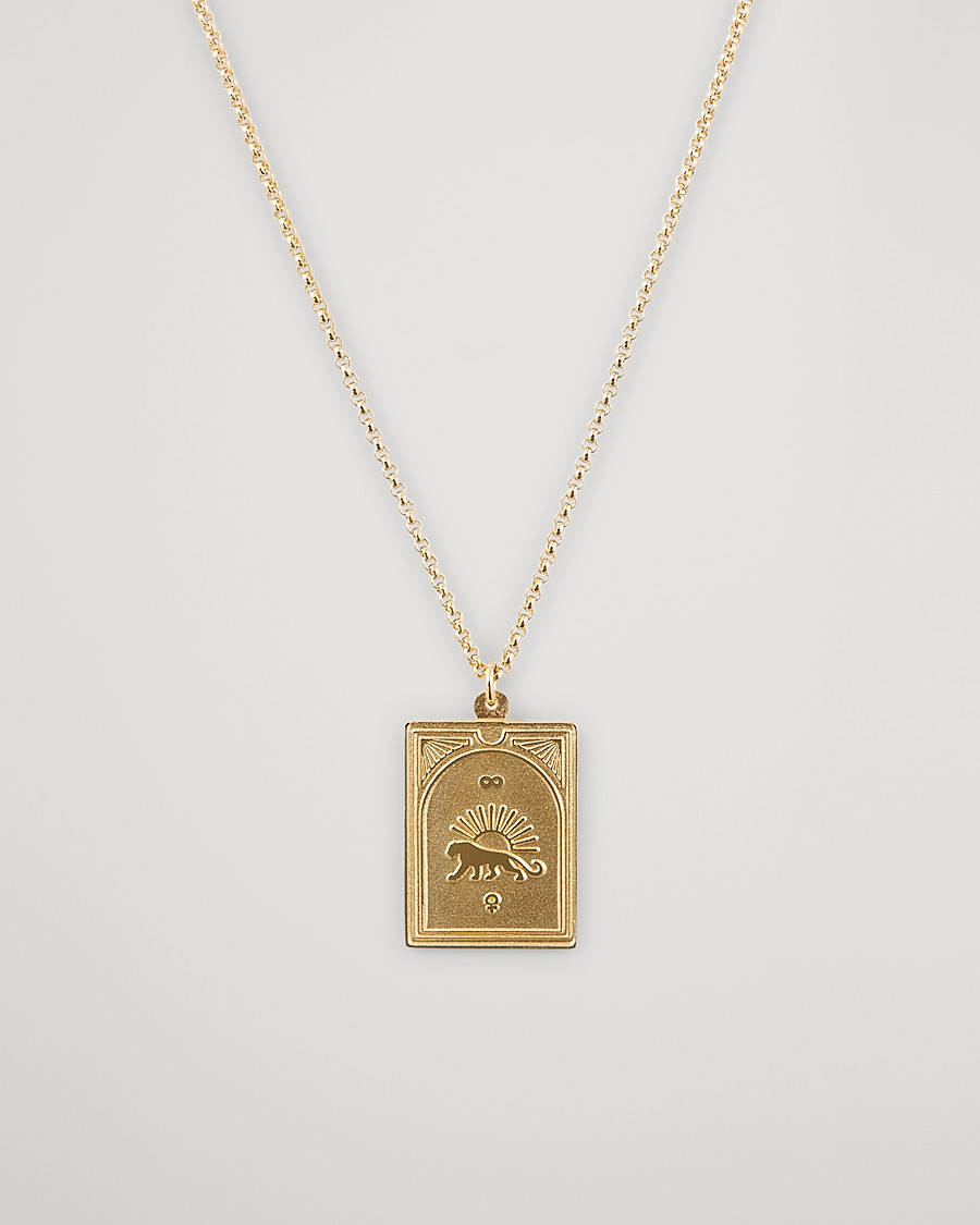 Heren | Sieraden | Tom Wood | Tarot Strength Pendant Necklace Gold
