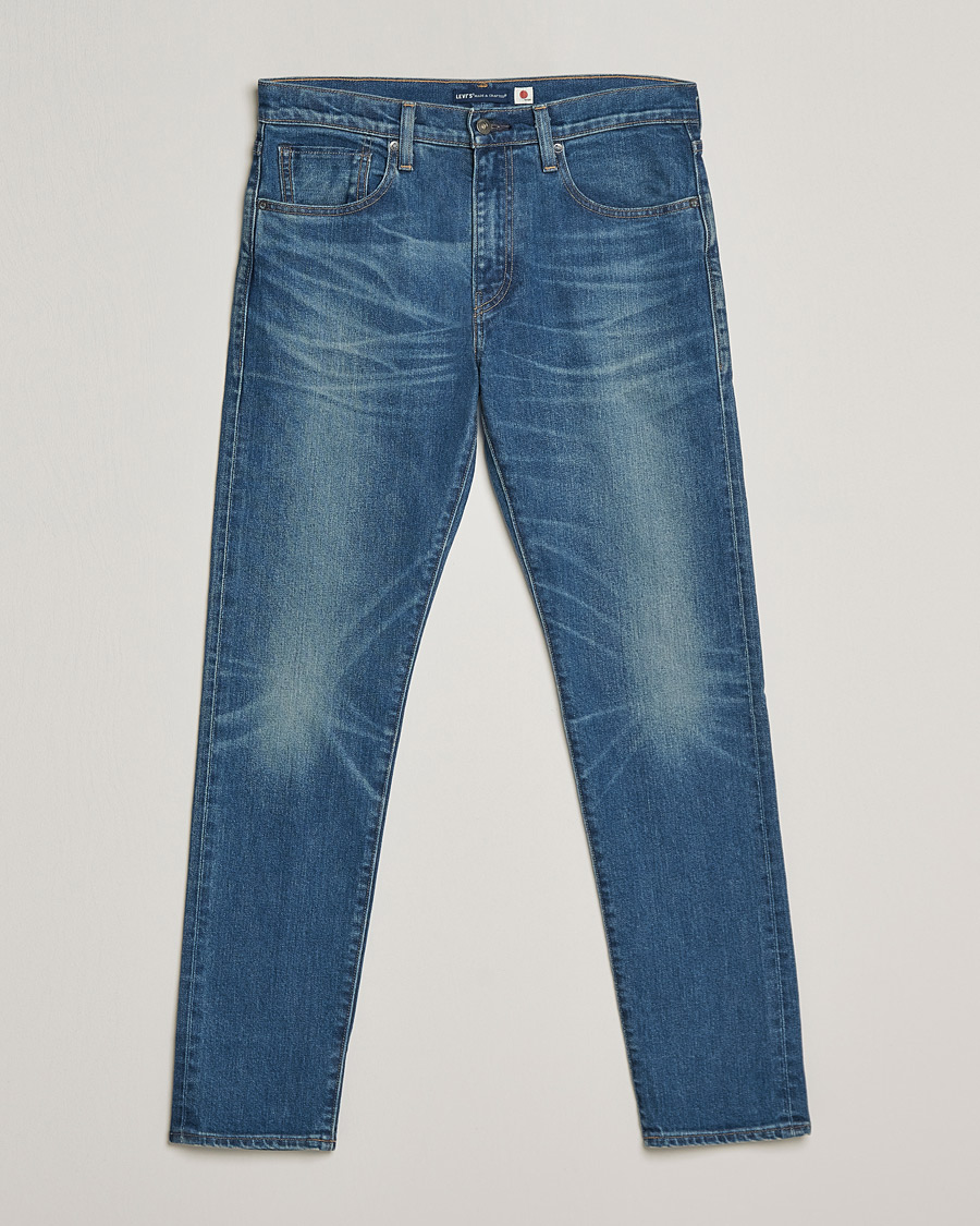 Heren | Jeans | Levi's Made & Crafted | 512 Slim Fit Stretch Jeans Aokigahara Mij Indigo Worn