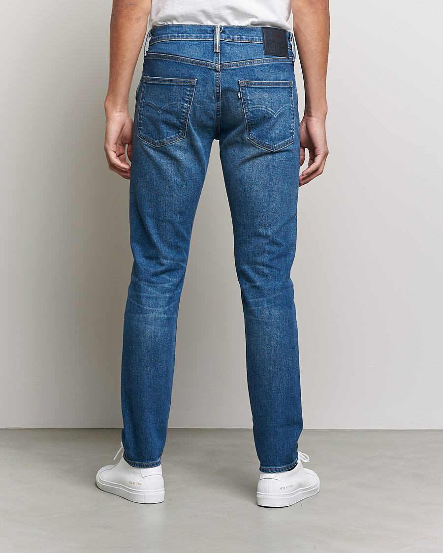 Heren | Jeans | Levi's Made & Crafted | 512 Slim Fit Stretch Jeans Aokigahara Mij Indigo Worn