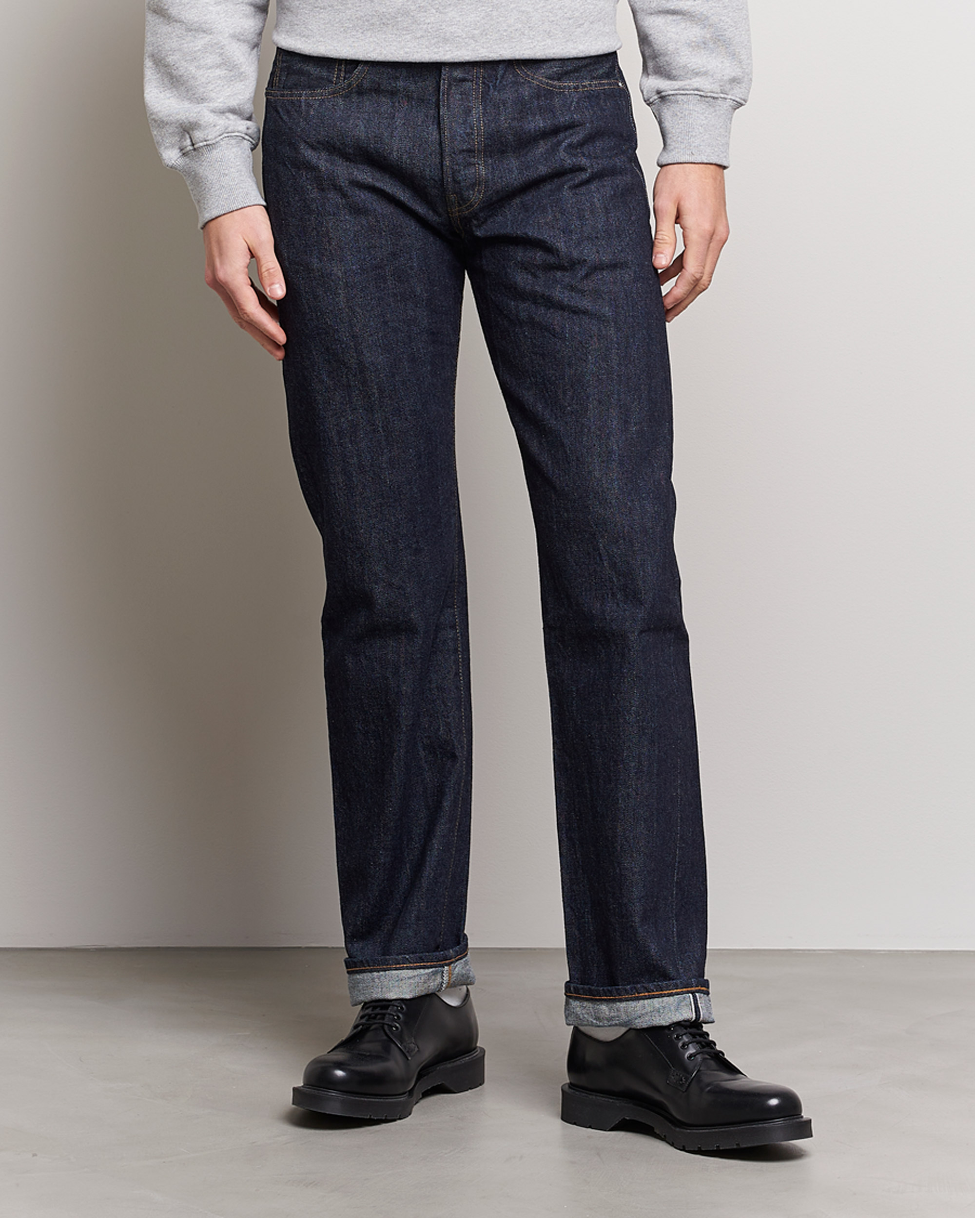 Heren | Jeans | Levi's Vintage Clothing | 1947 Straight Slim Fit 501 Selvedge Jeans Fine Struttin