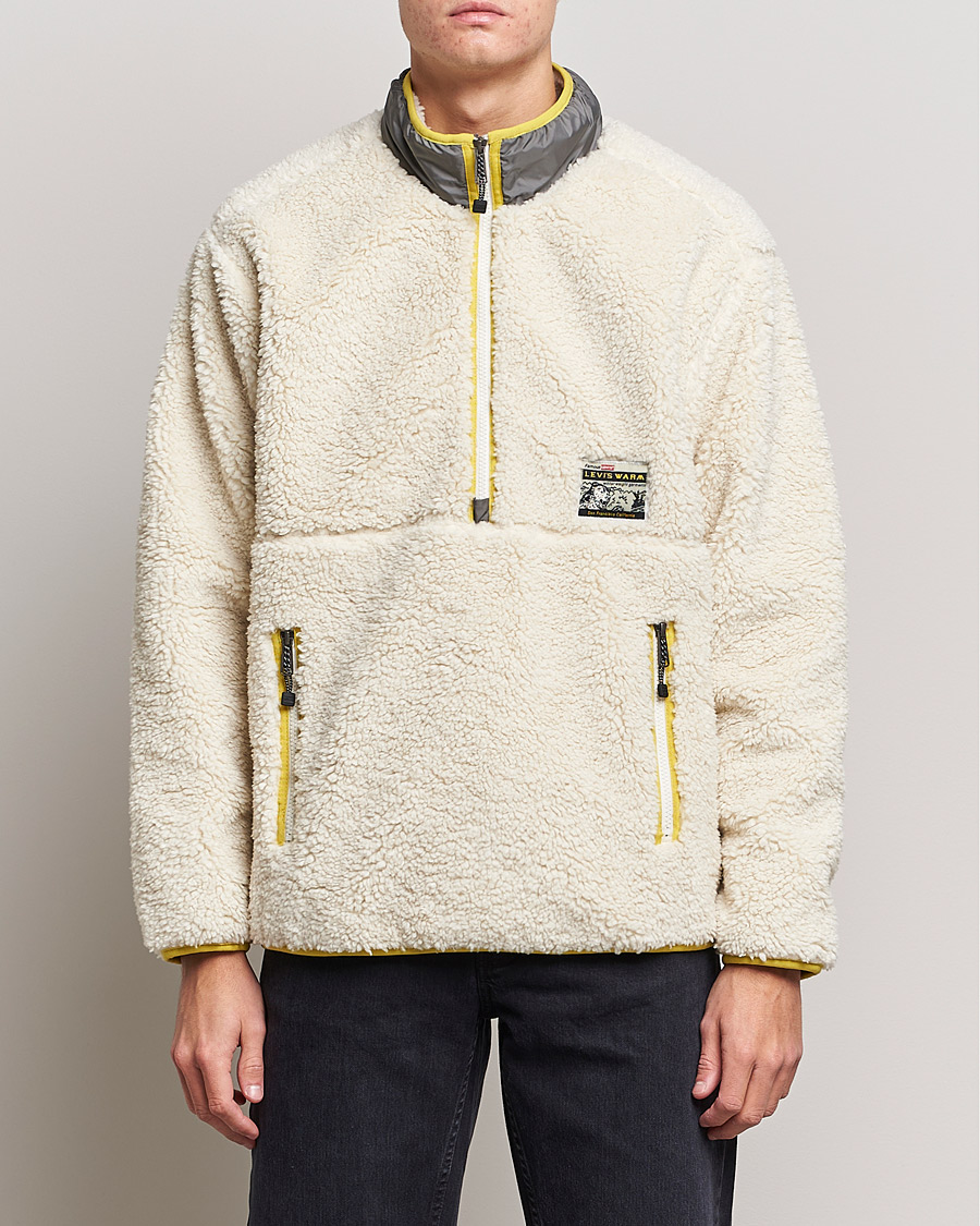 Heren | Truien | Levi's | Lakeside Mock Neck Jacket Natural