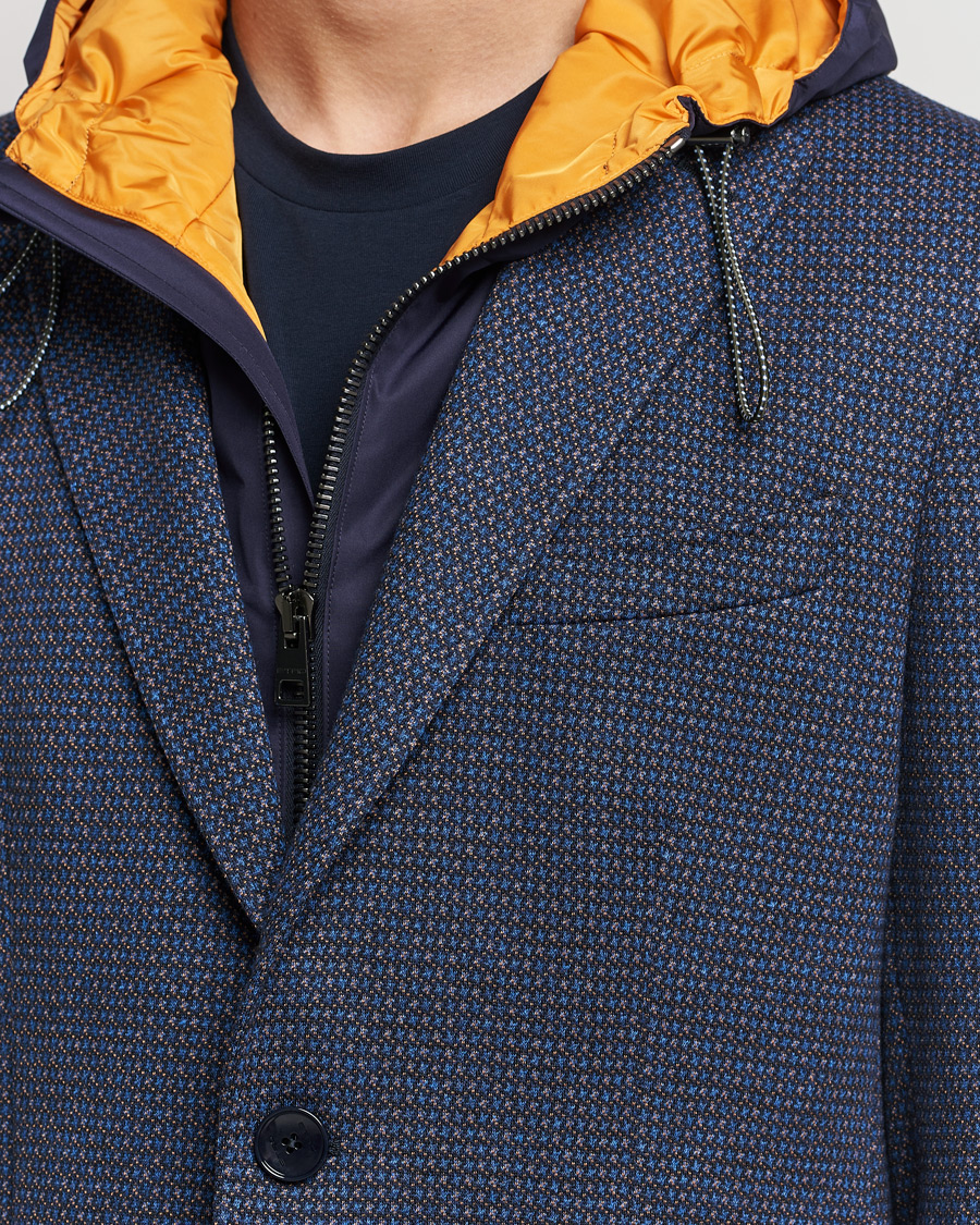 Heren | Blazers | Etro | Hooded Jersey Blazer Navy