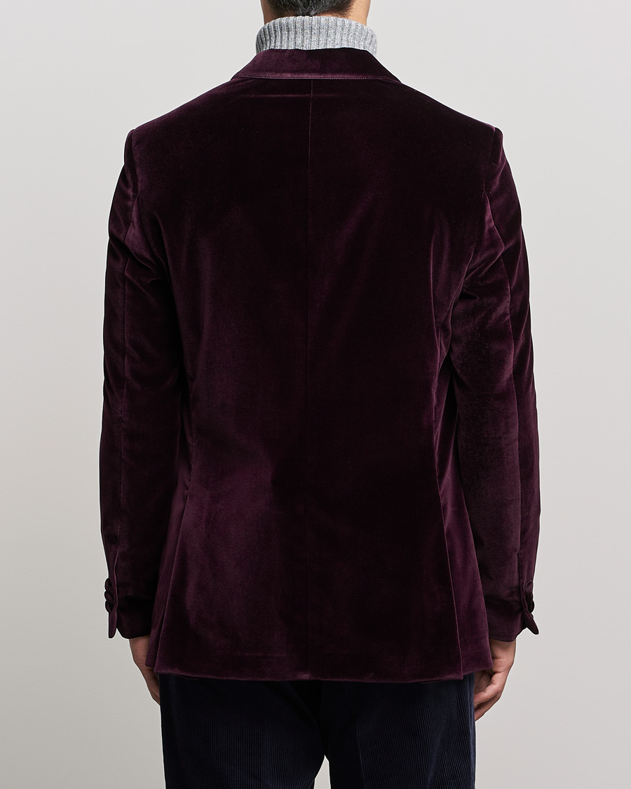 Heren | Blazers | Etro | Velvet Blazer Burgundy