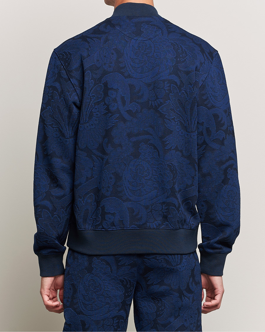 Heren | Truien | Etro | Printed Bomber Sweat Navy