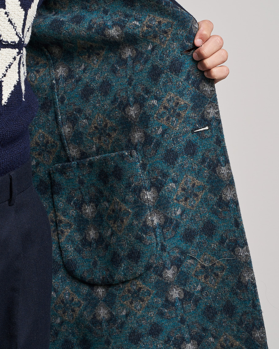 Heren | Jassen | Etro | Deconstructed Reversible Coat Navy