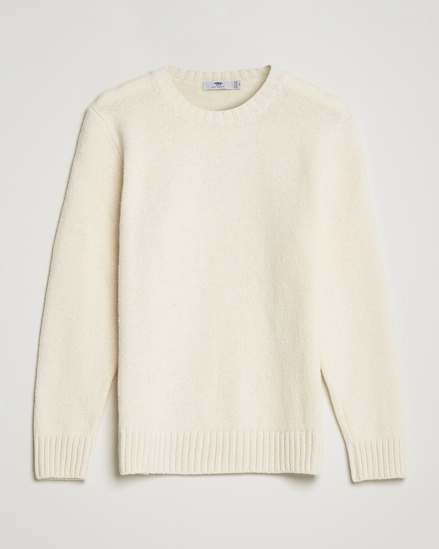 Heren | Truien | Inis Meáin | Wool/Cashmere Crew Neck White