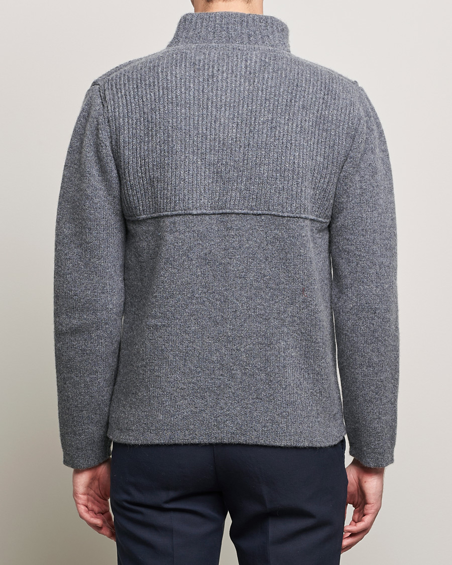 Heren | Truien | Inis Meáin | Heavy Wool Cardigan Grey
