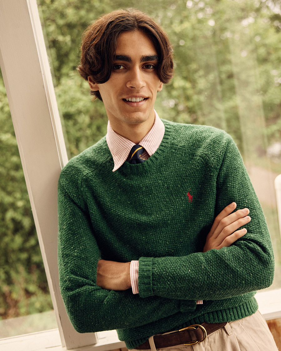 Heren | Polo Ralph Lauren Suede Belt Brown | Polo Ralph Lauren | Suede Belt Brown
